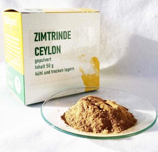 Zimtrinde gepulvert