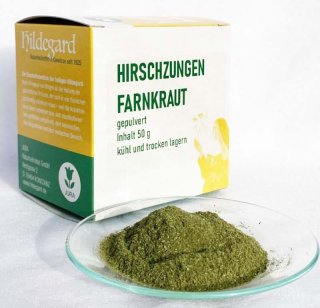 Hirschzungenfarnkraut gepulvert